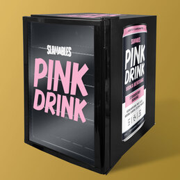Shambles Pink Drink Fridge
