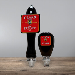 Branded beer tap handles