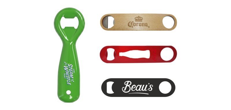 custom branded bottle openers for bars events and giveaway programs