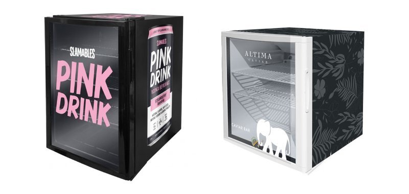 custom branded bar fridges and kegerators for home brewers and commercial operators