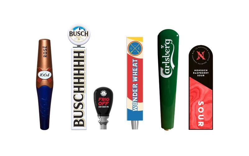 personalized tap handles for breweries bars and taprooms with custom logo