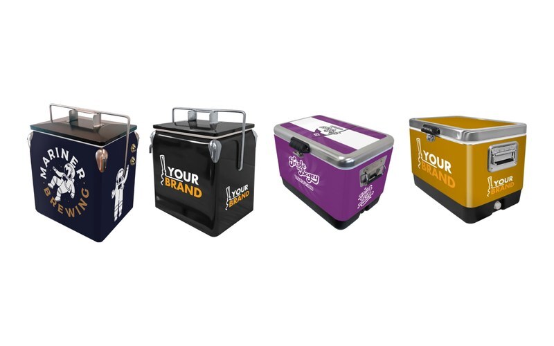 branded coolers and jockey boxes for brewery events tailgates and festivals