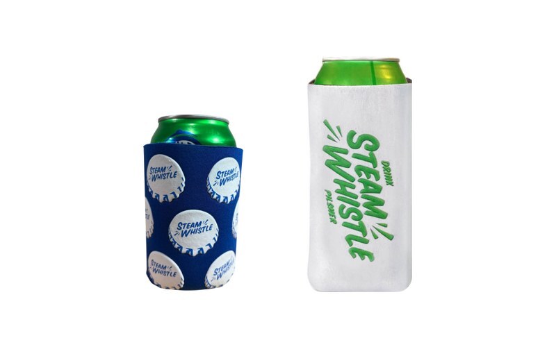 custom koozies for breweries and bars with logo printing