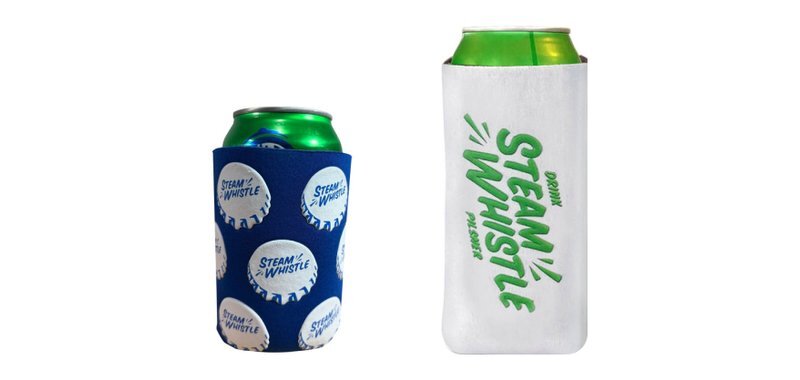 custom koozies for breweries and bars with logo printing