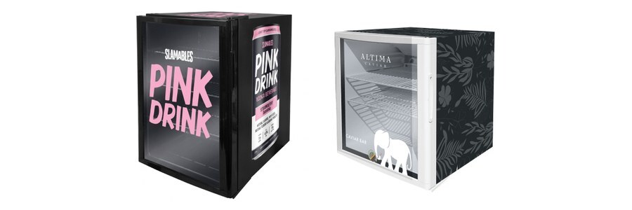 custom branded bar fridges and kegerators for home brewers and commercial operators