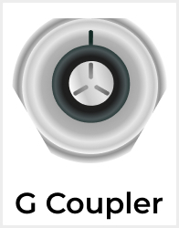 G-type Grundy keg coupler