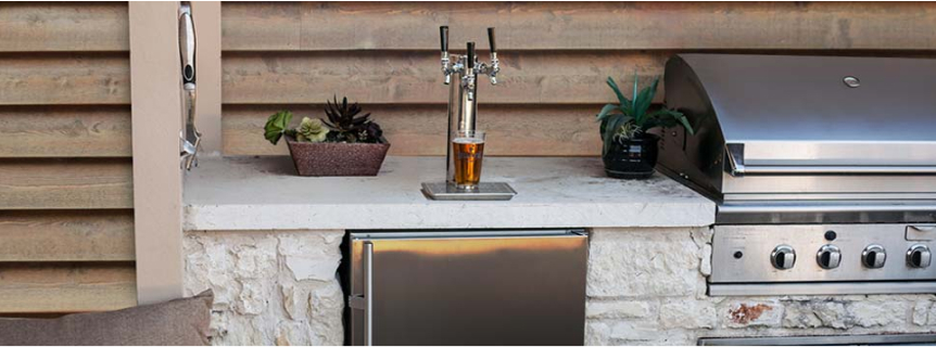 outdoor unde rcounter kegerators