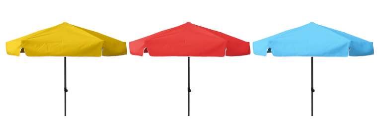 Popular colors of patio umbrellas