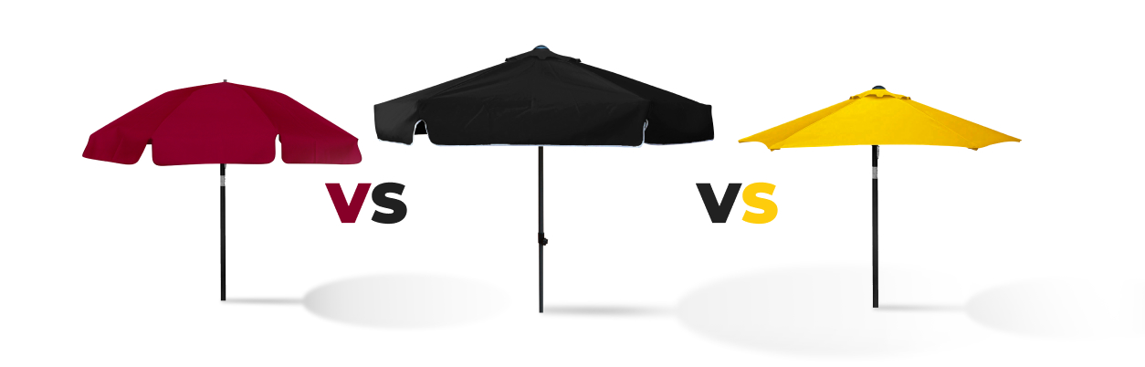 patio umbrella vs market umbrella