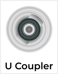 U-type Irish keg coupler
