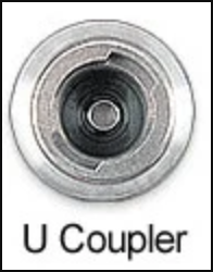 U style keg coupler