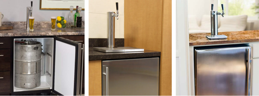 undercounter kegerators for home bar